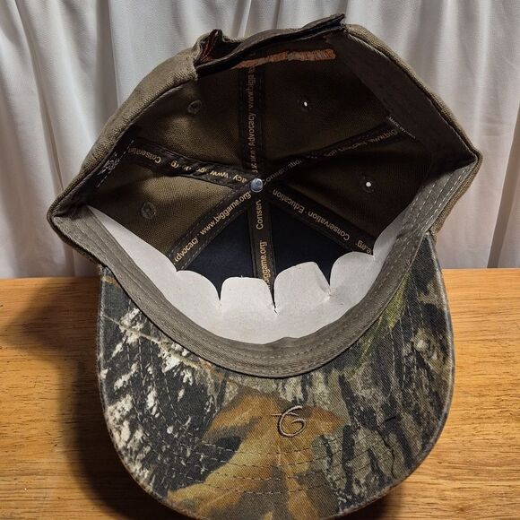 DSC Dallas Safari Club Faux Leather Brim Velcroback Hat - New - Picture 8 of 11